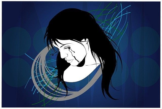 Sad woman graphic ©Crystal Creative Commons